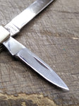 Vtg Frost Folding Pocket Knife German Stainless Steel 2 Blades 5.25" Great Shape