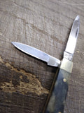 Vtg Frost Folding Pocket Knife German Stainless Steel 2 Blades 5.25" Great Shape