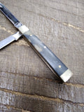 Vtg Frost Folding Pocket Knife German Stainless Steel 2 Blades 5.25" Great Shape