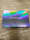 Vtg Diamonique 925 Sterling Pave Black Crystal 20" Heart Pendant Necklace w/Box!