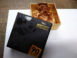 Vtg Disney 925 Sterling Mickey & Minnie Mouse Bracelet Black CZ 7.5 Inch w/Box!