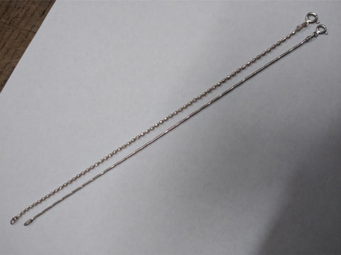 Vtg 2 Piece 925 Sterling Silver Bracelet Lot Fits 7.75 & 8 Inch Wrist Italy!