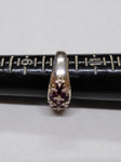 Vtg Michelle Albala 925 Sterling Silver Garnet Cluster Stone Ring Size 10 Nice!