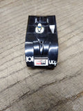 Vtg AFX Aurora HO Scale Slot Car Black Can Am Shadow Works Good!