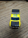 Vtg AFX Aurora HO Scale Slot Car Datsun #211 Baja Yellow Pick Up Truck Works!