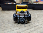 Vtg HO Scale Aurora AFX 1930 Ford Model A Panel Truck Yellow Slot Car Works!