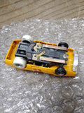 Vtg HO Scale Aurora AFX 1970 Dodge Charger Slot Car Yellow #11 Mopar Works!