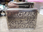 Vtg Ibelo Monopol 925 Sterling Table Lighter Scroll Design Germany Sparks Nice!!