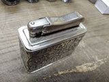 Vtg Ibelo Monopol 925 Sterling Table Lighter Scroll Design Germany Sparks Nice!!