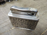 Vtg Ibelo Monopol 925 Sterling Table Lighter Scroll Design Germany Sparks Nice!!