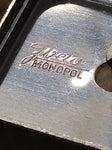 Vtg Ibelo Monopol 925 Sterling Table Lighter Scroll Design Germany Sparks Nice!!