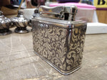 Vtg Ibelo Monopol 925 Sterling Table Lighter Scroll Design Germany Sparks Nice!!