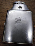 Vtg Ronson Mastercase Pocket Cigarette Case and Lighter USA Striker Works Good!!
