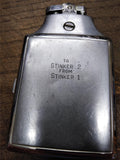 Vtg Ronson Mastercase Pocket Cigarette Case and Lighter USA Striker Works Good!!