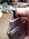Vtg Ronson Mastercase Pocket Cigarette Case and Lighter USA Striker Works Good!!