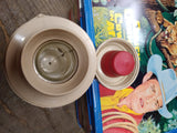 Vtg Chuck Connors Tin Lunch Box King Seeley 1968 Cowboy In Africa w/Thermos Nice