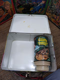 Vtg Chuck Connors Tin Lunch Box King Seeley 1968 Cowboy In Africa w/Thermos Nice