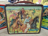 Vtg 1960's Aladdin Industries Bonanza Tin Lunchbox Western TV Series Collectable