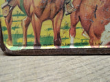 Vtg 1960's Aladdin Industries Bonanza Tin Lunchbox Western TV Series Collectable