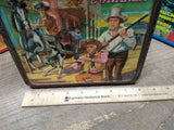 Vtg 1960's Aladdin Industries Bonanza Tin Lunchbox Western TV Series Collectable