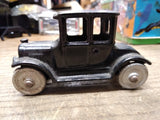 Vtg Hubley AC Williams 1920's 30's Ford Model T Coupe Diecast Coupe Steel Wheels