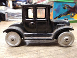 Vtg Hubley AC Williams 1920's 30's Ford Model T Coupe Diecast Coupe Steel Wheels