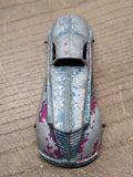 Vtg 1930's Manoil No. 704 Diecast Metal Coupe Blue & Red Original