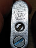 Vtg Ronson Viking Compressed Fuel Art Deco Cigarette Lighter Initials BMS w/Box!