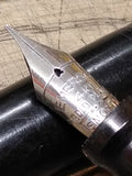 Vtg Emerson 14K Gold Plated Smooth Nib Fountain Pen Made In USA