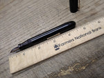 Vtg Emerson 14K Gold Plated Smooth Nib Fountain Pen Made In USA