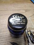 Vtg Calligraphy Dip Pen Ink and Nib Lot Sheaffer Blue Ink 1/4 Full 15 Nibs