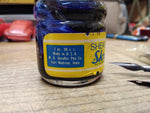 Vtg Calligraphy Dip Pen Ink and Nib Lot Sheaffer Blue Ink 1/4 Full 15 Nibs