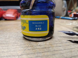 Vtg Calligraphy Dip Pen Ink and Nib Lot Sheaffer Blue Ink 1/4 Full 15 Nibs