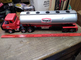 Vtg Park Plastics 1970's Texaco Gasoline Tanker Truck Semi Promotional Toy w/Box