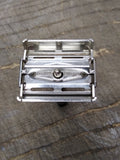 Vtg 1951 Gillette Black Tip Super Speed Double Edge Safety Razor Date Code W-3