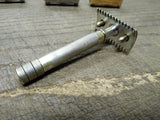 Vtg Gillette Double Ring Double Edge Comb Safety Razor Patented Nov. 15 1904