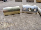 Vtg Gillette Double Ring Double Edge Comb Safety Razor Patented Nov. 15 1904