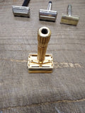 Vtg 1940's Gillette Aristocrat Gold Plated TTO Double Edge Safety Razor V Nice!