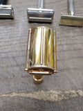 Vtg 1940's Gillette Aristocrat Gold Plated TTO Double Edge Safety Razor V Nice!
