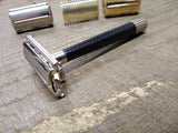 Vtg 1970's Schick Krona Silver Tip TTO Double Edge Safety Razor Nice Shape!