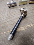 Vtg 1970's Schick Krona Silver Tip TTO Double Edge Safety Razor Nice Shape!
