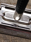 Vtg 1970's Schick Krona Silver Tip TTO Double Edge Safety Razor Nice Shape!
