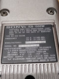 Vtg 2 Pc Lot Sony ICB 1000W 500mW Transciever 4' 9" Antenna Walkie Talkie Works!