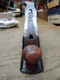 Vtg Unbranded Defiance? C115 USA 9 in Wood Plane Red Handle Smooth Bottom Repair