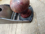 Vtg Unbranded Defiance? C115 USA 9 in Wood Plane Red Handle Smooth Bottom Repair
