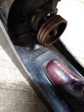 Vtg Unbranded Defiance? C115 USA 9 in Wood Plane Red Handle Smooth Bottom Repair