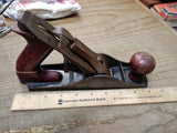 Vtg Unbranded Defiance? C115 USA 9 in Wood Plane Red Handle Smooth Bottom Repair