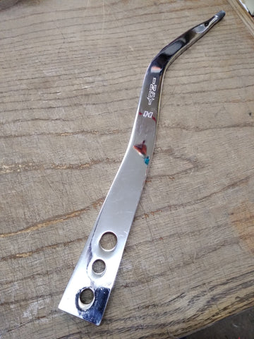 Vtg Hurst Indy 15 in Chrome Shifter Stick Rod Handle Manual Transmission Nice!