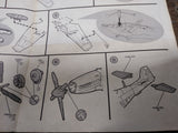 Vtg Monogram P-51D Mustang Fighter Airplane 1/48 Scale Plastic Model Kit #5207