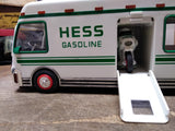 Vtg Hess Gasoline 1998 Toy Truck RV Recreation Van with Motorcycle and Box